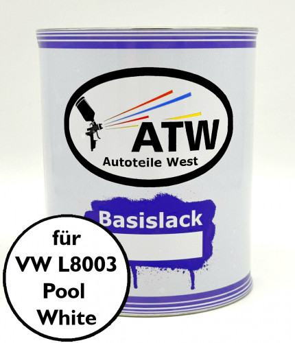 Autolack für VW L8003 Pool White